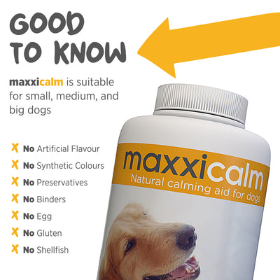 Maxxipaws Maxxicalm (Calming Aid) Supplements for Dogs