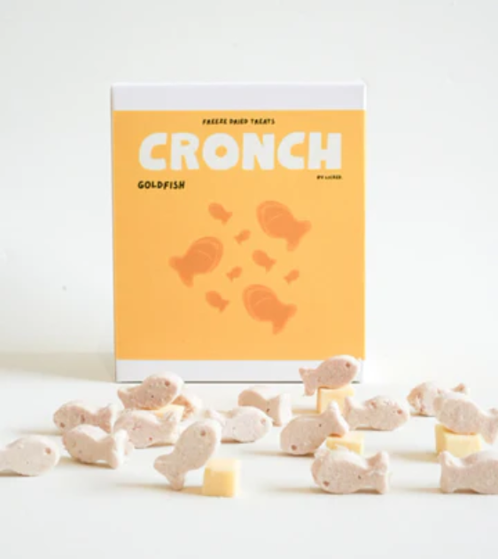 $11.90 ONLY [CLEARANCE]: Licked CRONCH Freeze Dried Dog & Cat Treats (Goldfish)