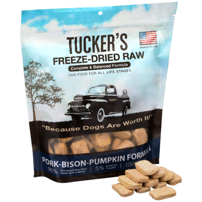 Tucker's Complete & Balanced Freeze-Dried Raw Dog Food (Pork-Bison-Pumpkin Formula)