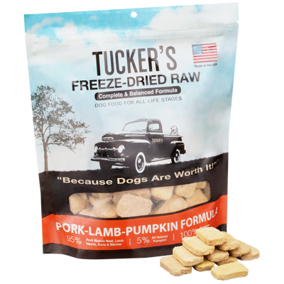 Tucker's Complete & Balanced Freeze-Dried Raw Dog Food (Pork-Lamb-Pumpkin Formula)