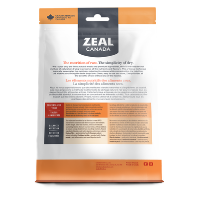 Zeal Canada Gently Air-Dried Dry Dog Food (Pork Recipe)