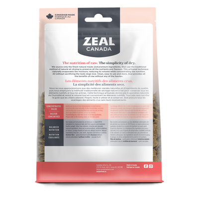 Zeal Canada Gently Air-Dried Dry Dog Food (Salmon Recipe)