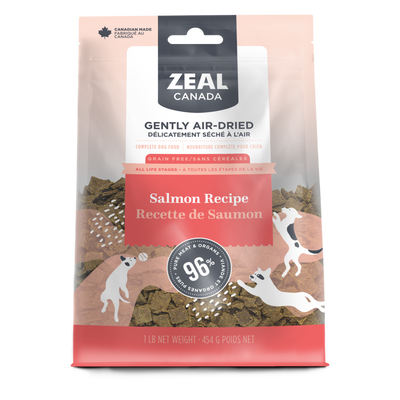 Zeal Canada Gently Air-Dried Dry Dog Food (Salmon Recipe)