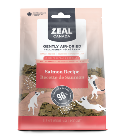 Zeal Canada Gently Air-Dried Salmon Recipe Dry Dog Food