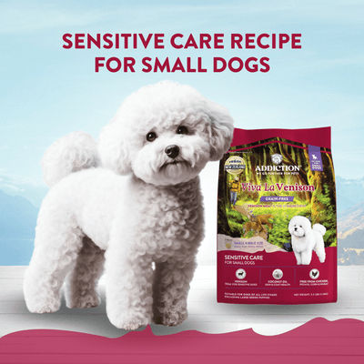 Addiction Dry Dog Food (Viva La Venison For Small Dogs)