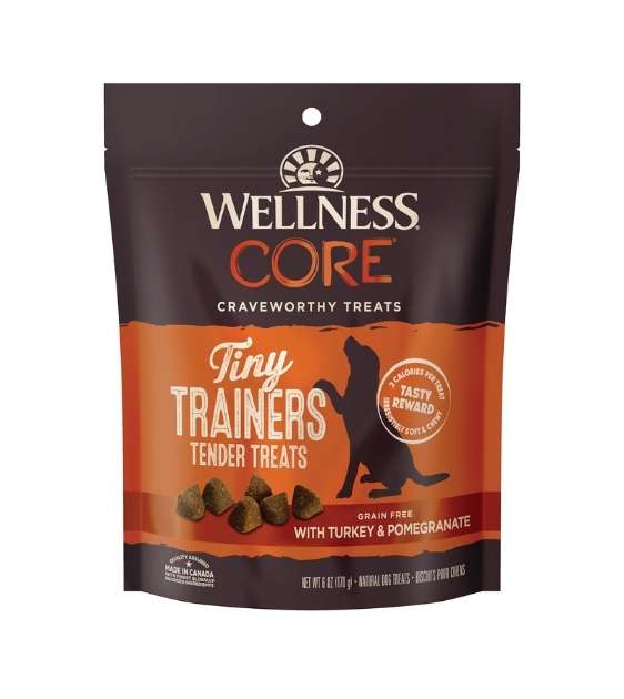 $6.90 ONLY [CLEARANCE]: Wellness Core Tiny Trainers Tender Turkey & Pomegranate Dog Treats