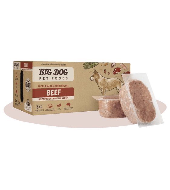 10% OFF: Big Dog Barf Raw Dog Food (Beef) - Good Dog People™