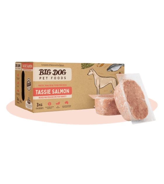 10% OFF: Big Dog Barf Raw Dog Food (Tasmanian Salmon) - Good Dog People™
