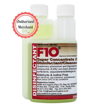 F10 Super Concentrate XD Disinfectant/Cleanser (with Detergent)