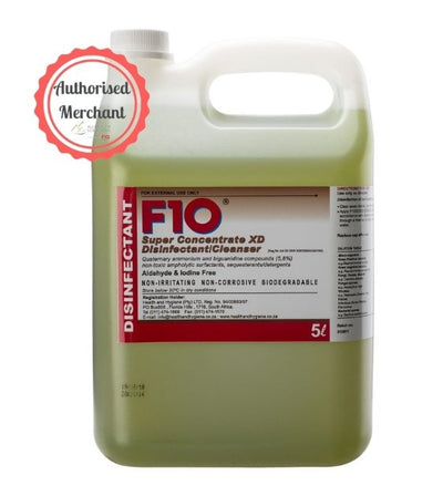 F10 Super Concentrate XD Disinfectant/Cleanser (with Detergent)