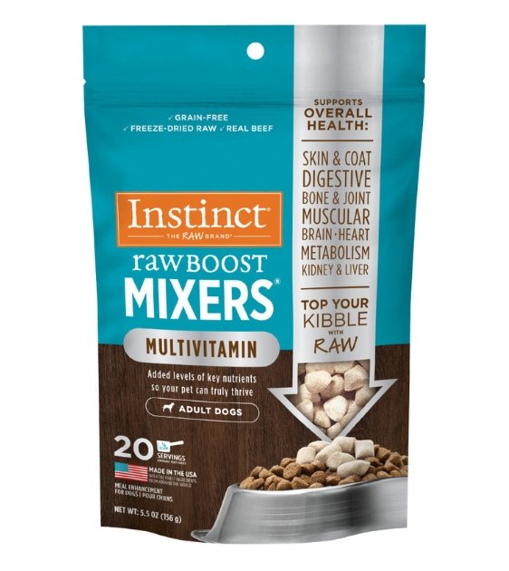 10% OFF: Instinct Freeze-Dried Raw Boost Mixers Grain-Free Multivitamin for Adult Dogs Food Topper - Good Dog People™