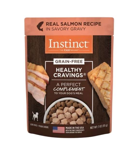 10% OFF: Instinct Healthy Cravings Grain Free Real Salmon Recipe Wet Dog Food Topper - Good Dog People™