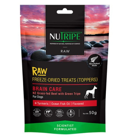 10% OFF: Nutripe Raw Freeze Dried Dog Treats & Toppers (Brain Care) - Good Dog People™