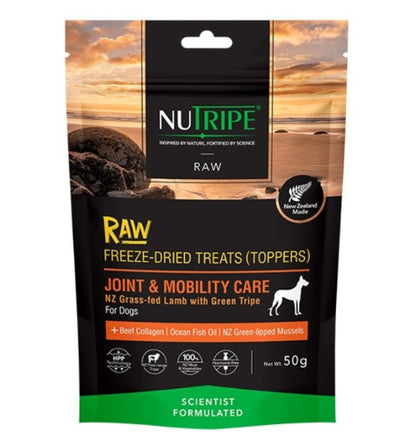 10% OFF: Nutripe Raw Freeze Dried Dog Treats & Toppers (Joint & Mobility Care) - Good Dog People™