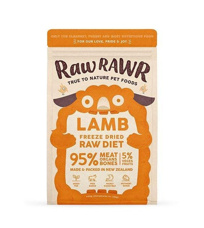 10% OFF: Raw Rawr's Freeze Dried Lamb Balance Diet Dog Food - Good Dog People™