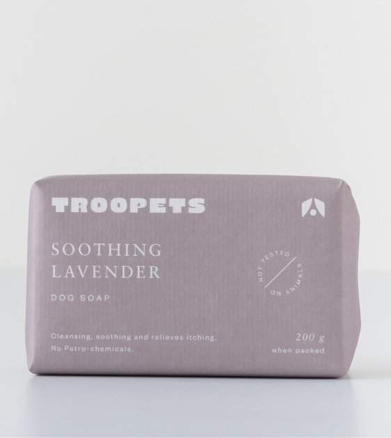 5% OFF: TROOPETS Essential Oil Dog Soap (Soothing Lavender)
