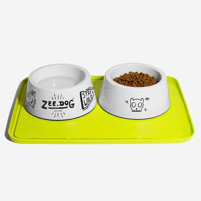 10% OFF: Zee.Mat Anti-Slip Anti Spill Cat & Dog Mat (Lime) - Good Dog People™