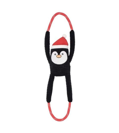 10% OFF: ZippyPaws Holiday RopeTugz Dog Toy (Penguin) - Good Dog People™