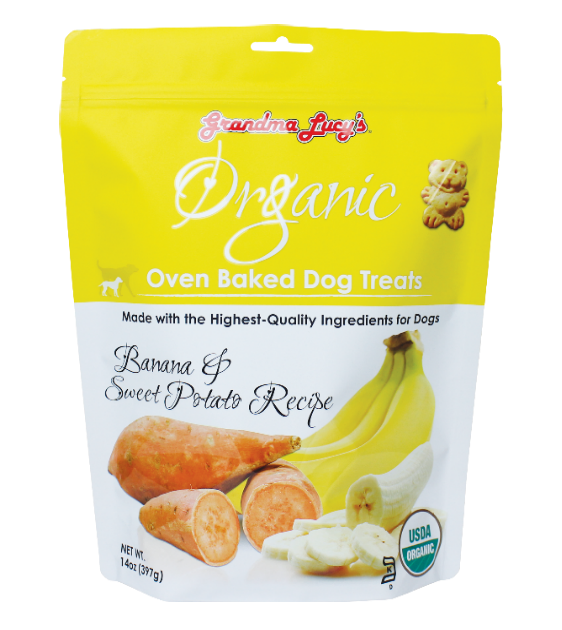 Grandma Lucy s Organic Oven Baked Banana Sweet Potato Treats Dog Treats Good Dog People