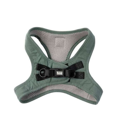 15% OFF: FuzzYard LIFE Cotton Step-in Dog Harness (Myrtle Green) - Good Dog People™