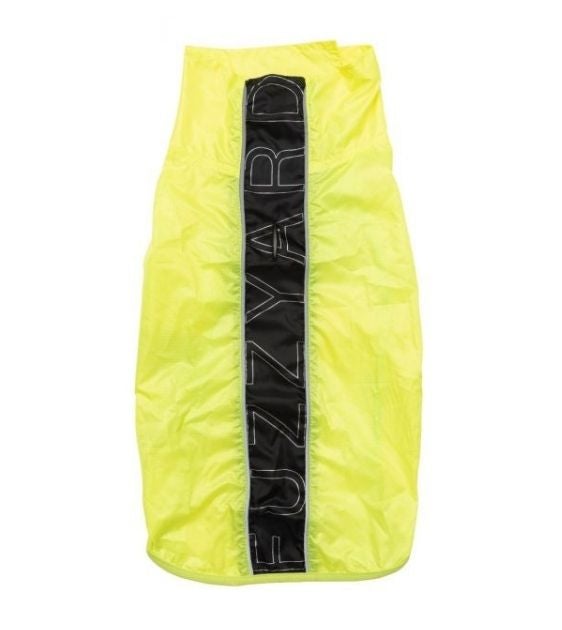 15% OFF: Fuzzyard Osaka Raincoat (Fluro Yellow) For Dogs - Good Dog People™