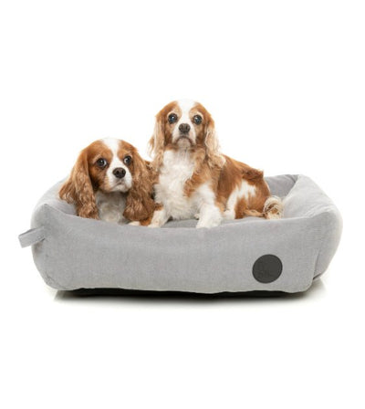 15% OFF: FuzzYard The Lounge (Stone Grey) Dog Bed - Good Dog People™