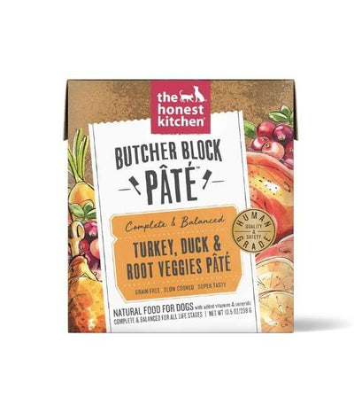 15% OFF: The Honest Kitchen Butcher Block Pate (Turkey, Duck & Root Veggies) Wet Dog Food - Good Dog People™