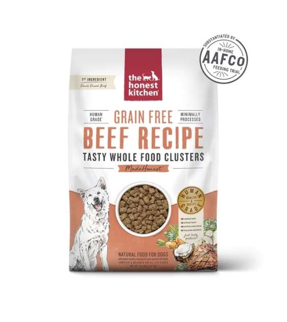 15% OFF: The Honest Kitchen Grain-Free (Beef) Whole Food Clusters Dog Food - Good Dog People™