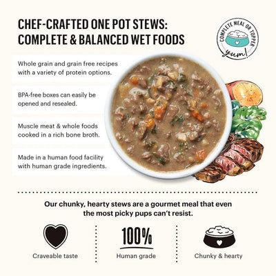 15% OFF: The Honest Kitchen One Pot Stew (Braised Beef & Lamb Stew) Wet Dog Food - Good Dog People™