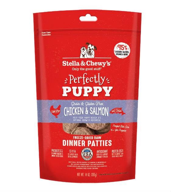 $39 ONLY [CLEARANCE]: Stella & Chewy’s Freeze Dried Perfectly Puppy (Chicken & Salmon) Dinner Patties Dog Food