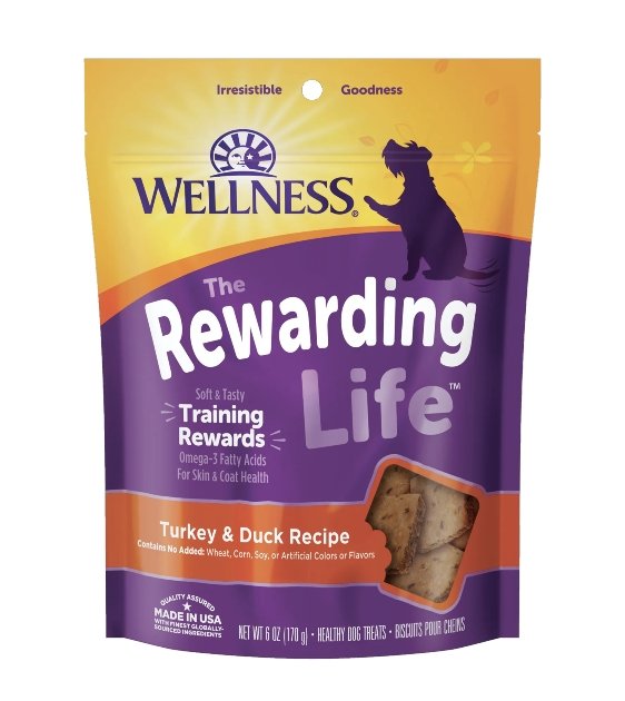 $19 ONLY [CLEARANCE]: Wellness Rewarding Life Turkey & Duck Recipe Dog Training Treats - Good Dog People™