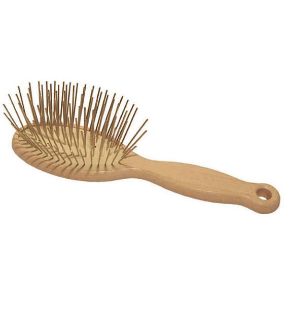 #1 All System's Pin Brush 35mm White Pad Wood (Large)