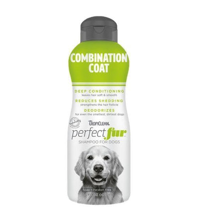 TropiClean PerfectFur Combination Coat Shampoo for Dogs