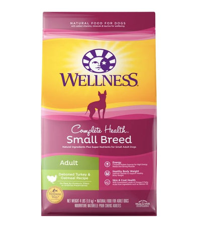 20% OFF + FREE MAT: Wellness Complete Health Small Breed Adult (Deboned Turkey & Oatmeal Recipe) Dry Dog Food - Good Dog People™