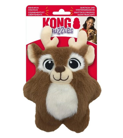 20% OFF: KONG Holiday Snuzzles Reindeer Plush Dog Toy - Good Dog People™