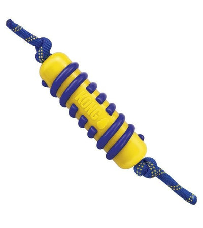 20% OFF: KONG Jaxx Brights Stick with Rope Dog Toy (Assorted Colors) - Good Dog People™