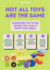 20% OFF: Studio Ollie Nosework Dog Toy (Crayons) - 3 Pockets + Squeak + Rustle - Good Dog People™