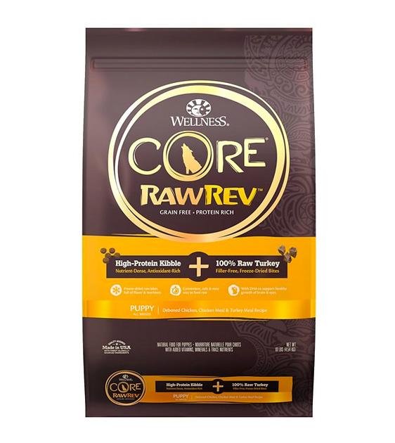 Wellness Core RawRev Grain Free Puppy with Freeze Dried Turkey