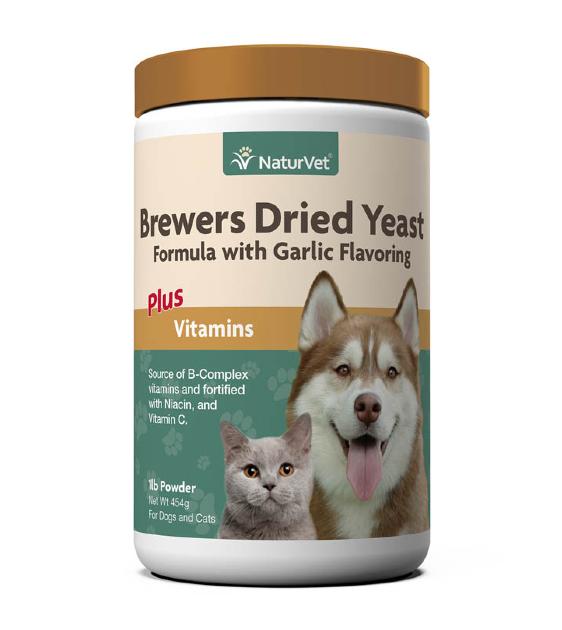 $9 ONLY [CLEARANCE]: NaturVet Brewers Dried Yeast with Garlic Powder for Cats & Dogs