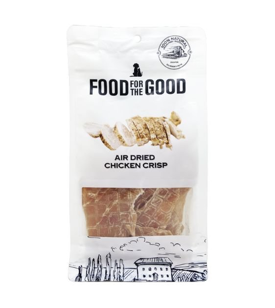 25% OFF: Food For The Good Air Dried Chicken Crisp Cat & Dog Treats - Good Dog People™