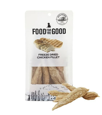 25% OFF: Food For The Good Freeze Dried Chicken Fillet Cat & Dog Treats - Good Dog People™