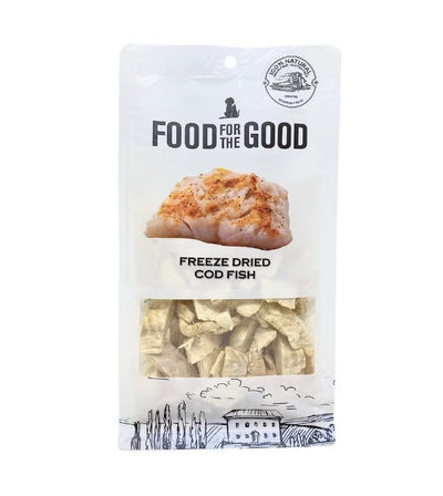 25% OFF: Food For The Good Freeze Dried Cod Fish Cat & Dog Treats - Good Dog People™
