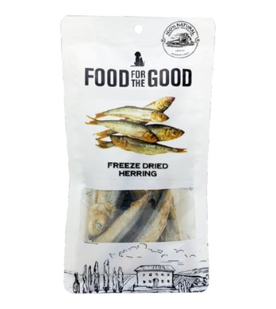 25% OFF: Food For The Good Freeze Dried Herring Cat & Dog Treats - Good Dog People™