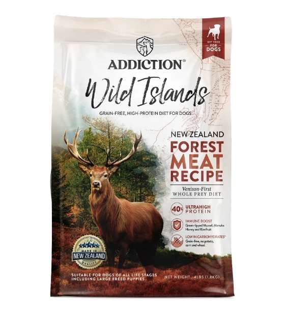 Grain free high outlet meat content dog food