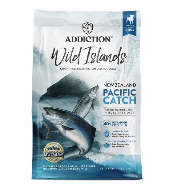 26% OFF + FREE BITES: Addiction Wild Islands Pacific Catch Grain-Free Dry Dog Food - Good Dog People™