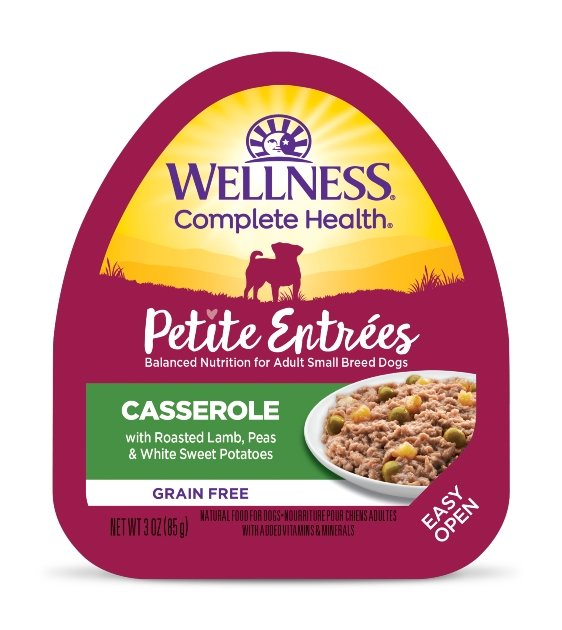 $2.70 ONLY: Wellness Petite Entrees Casserole (Roasted Lamb, Peas & White Sweet Potatoes) Wet Dog Food - Good Dog People™