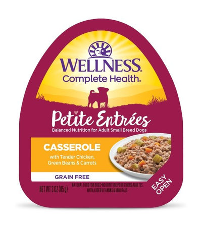 $2.70 ONLY: Wellness Petite Entrees Casserole (Tender Chicken, Green Beans & Carrots) Wet Dog Food - Good Dog People™