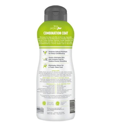 TropiClean PerfectFur Combination Coat Shampoo for Dogs