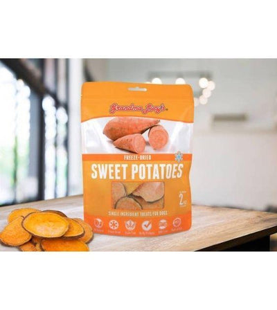 Grandma Lucy’s Singles Freeze Dried Sweet Potatoes Dog Treats