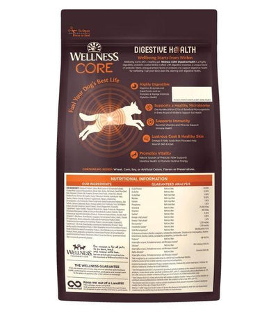 Wellness CORE Digestive Health Chicken Recipe (Chicken & Brown Rice) Dry Dog Food